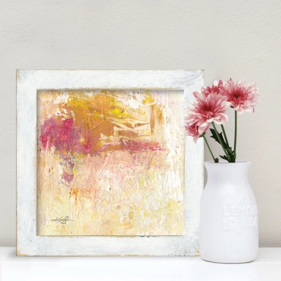 Framed Abstract Painting, by Kathy Morton Stanion - Serenity Abstraction 4 - Picture 4 of 4